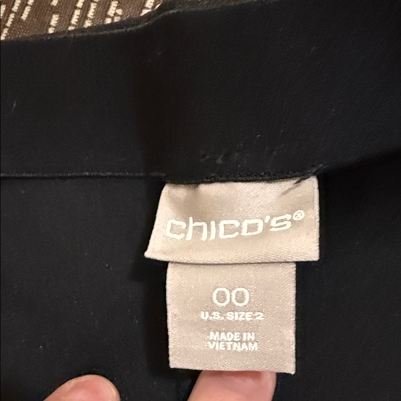 Chico's Classic Black Trousers - Picture 2 of 2